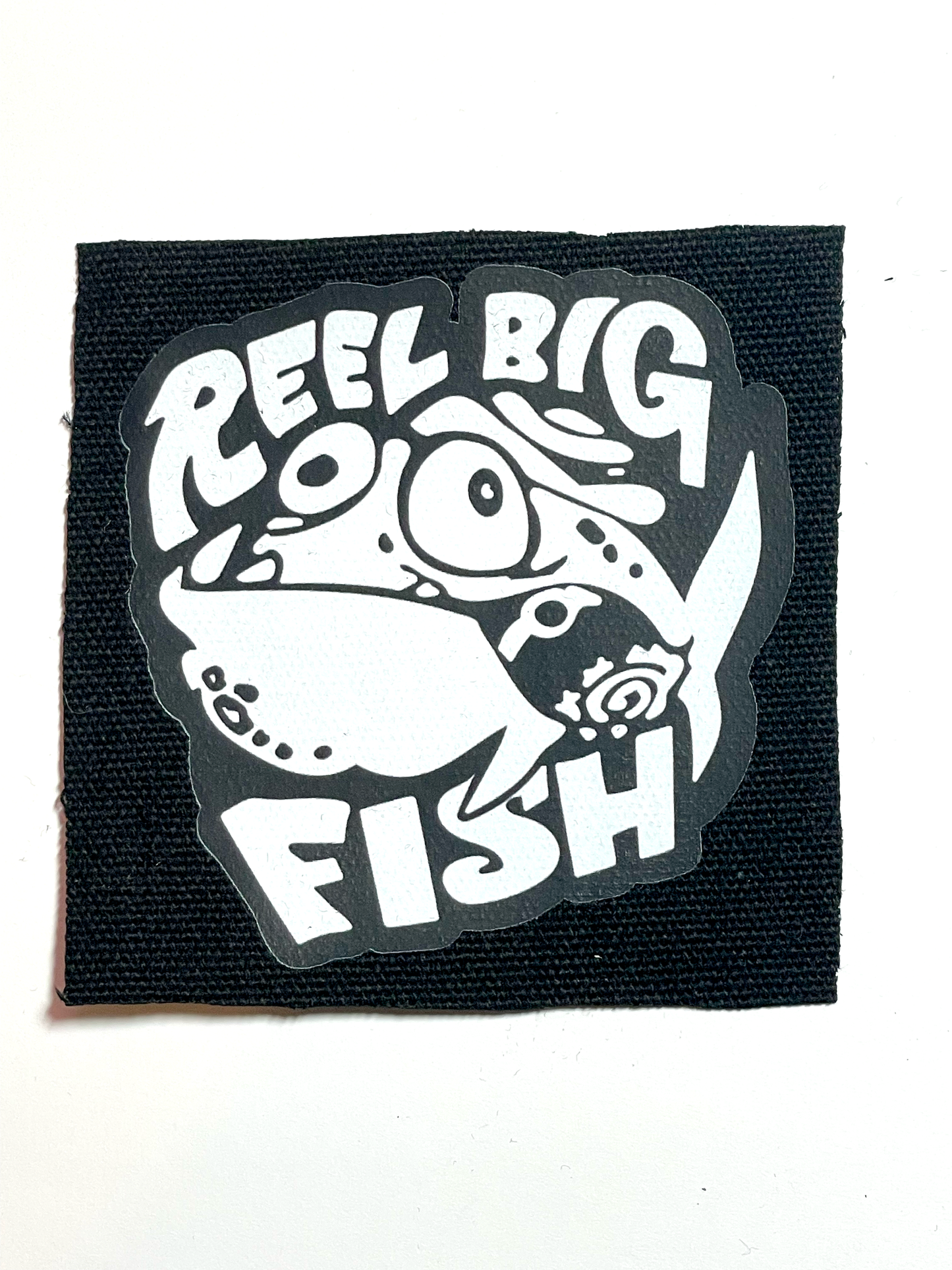 Silly Fish canvas patch