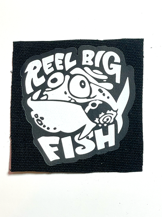 Silly Fish canvas patch