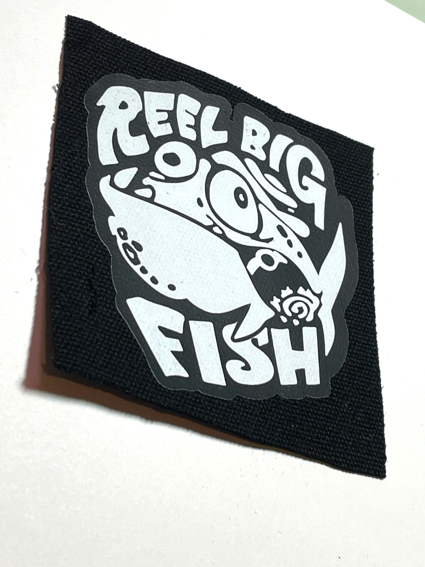 Silly Fish canvas patch