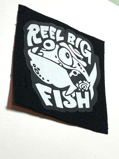 Silly Fish canvas patch