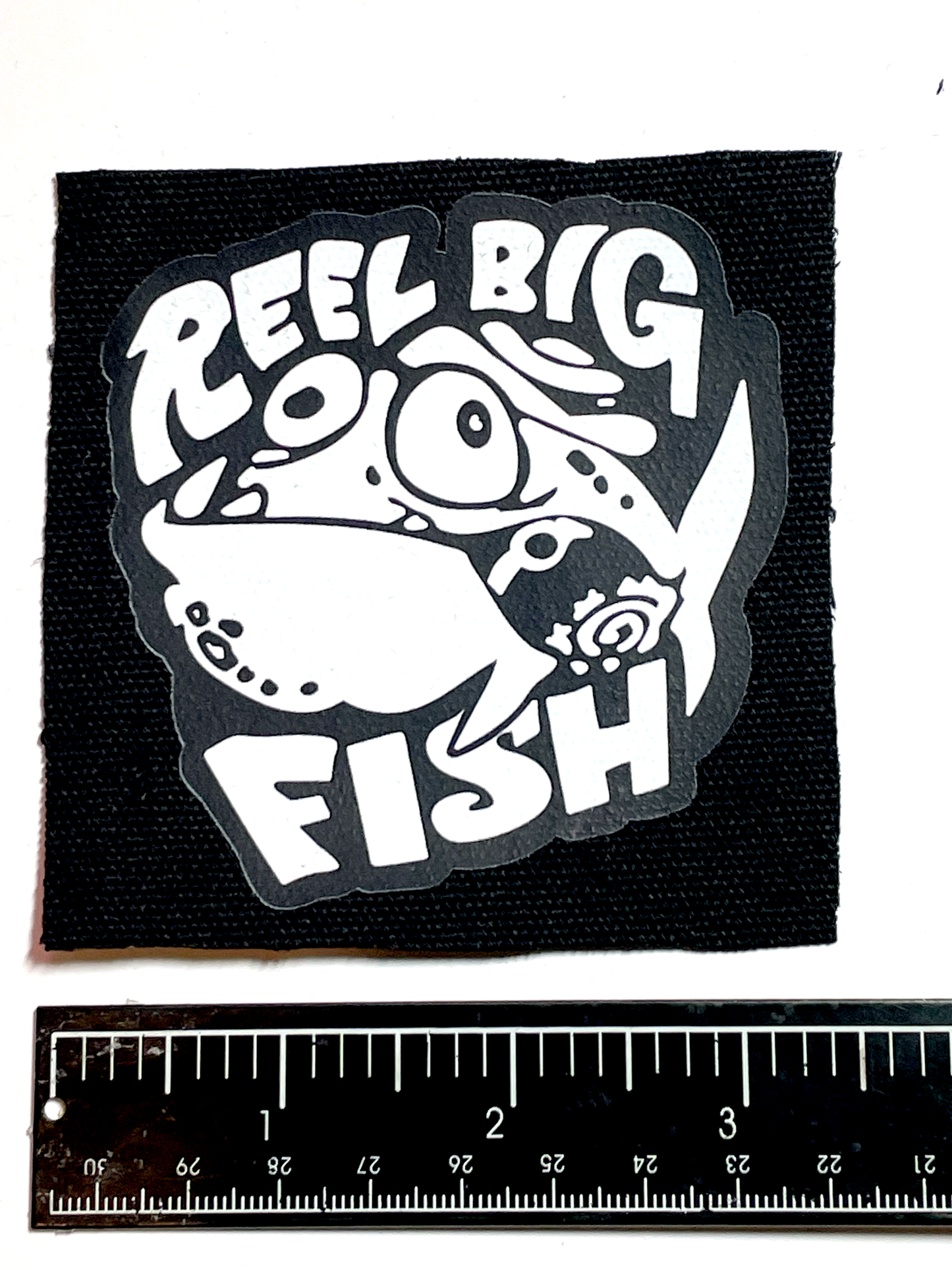Silly Fish canvas patch