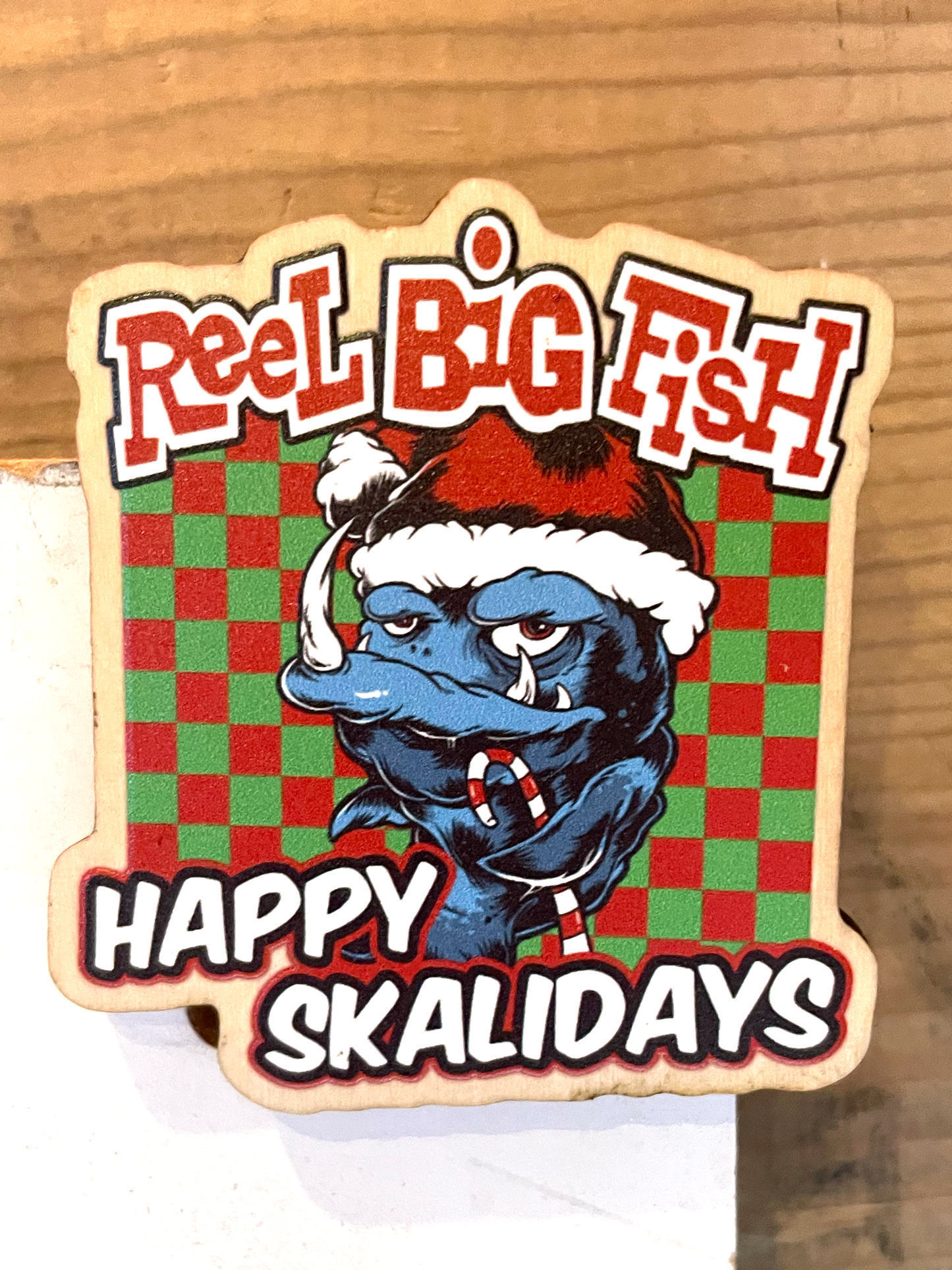 Skalidays wooden magnet