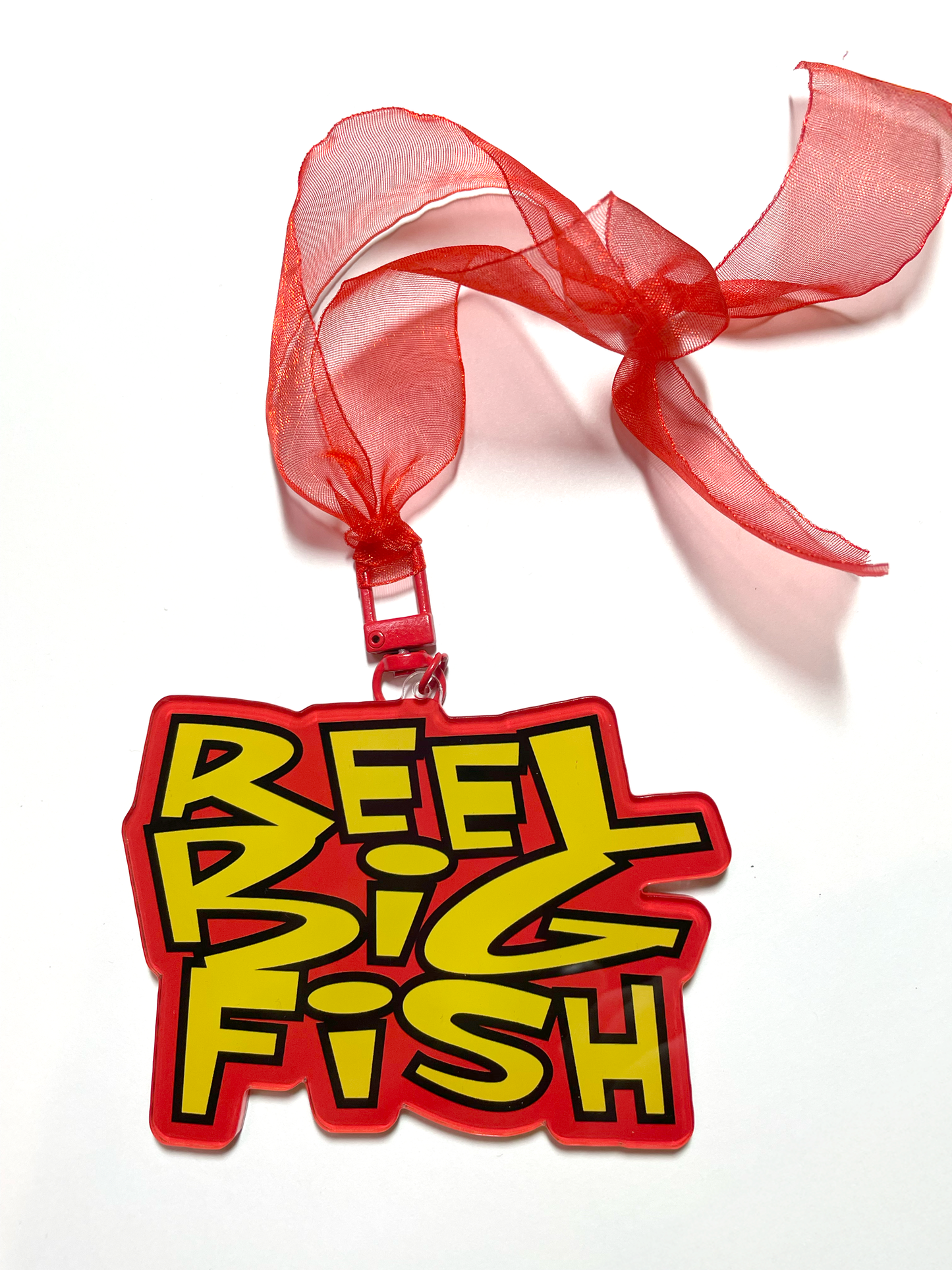 Retro logo large acrylic ornament