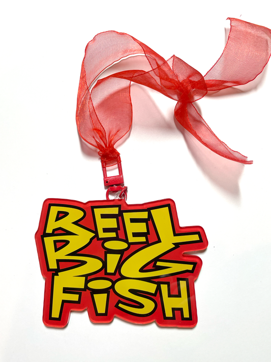 Retro logo large acrylic ornament