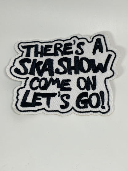 Ska Show embroidered patch