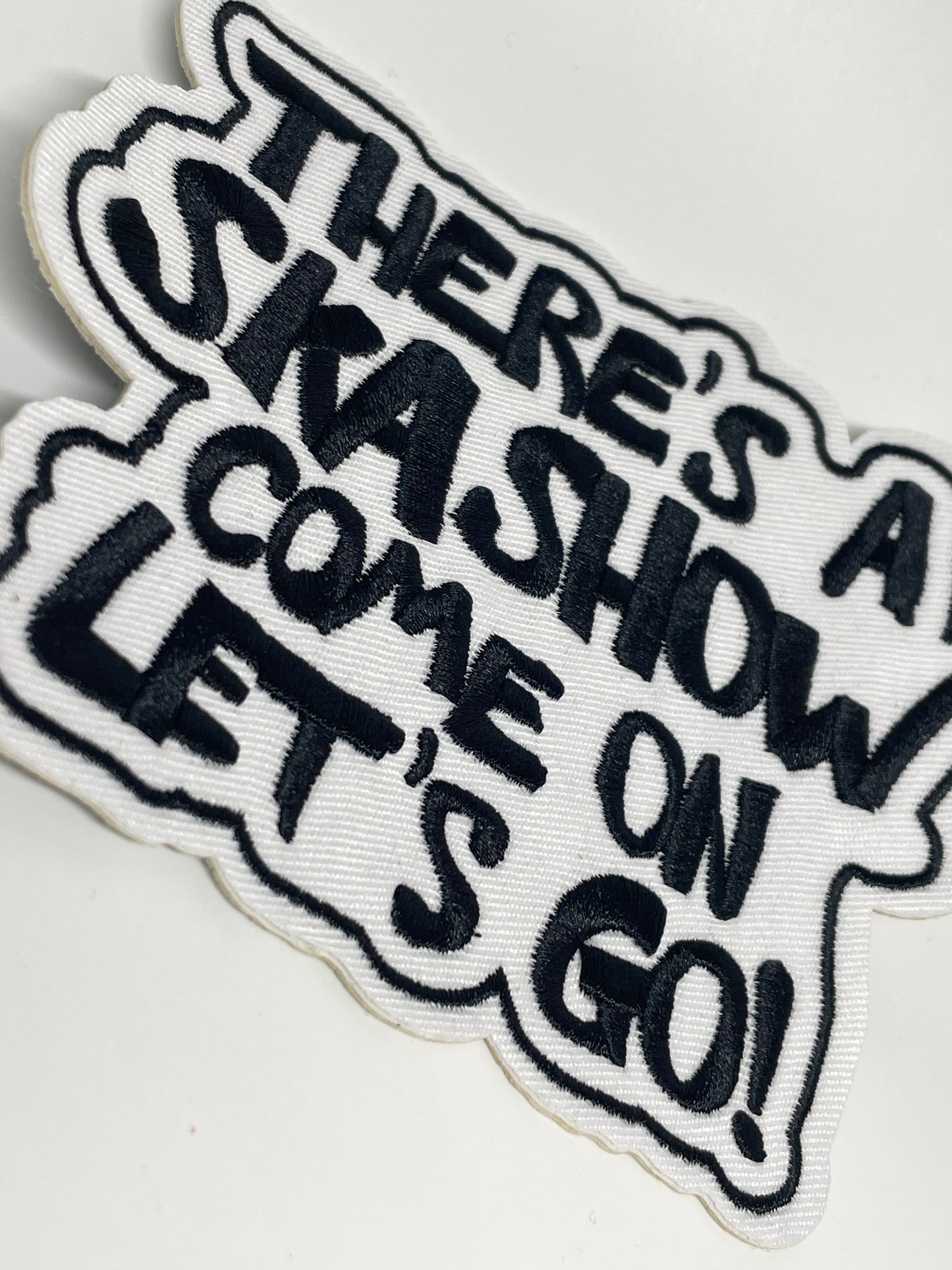 Ska Show embroidered patch