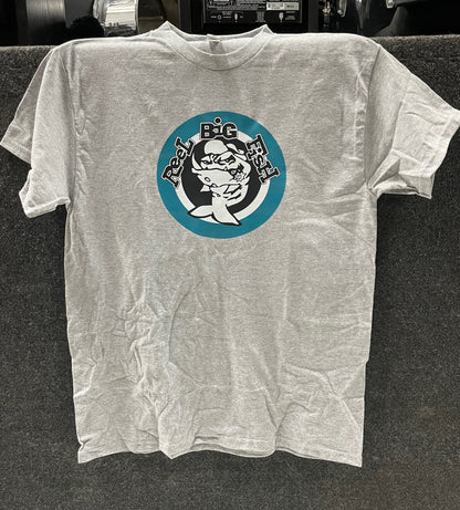 Throwback Mean Fish tee - heather grey