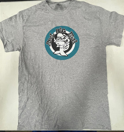 Throwback Mean Fish tee - heather grey