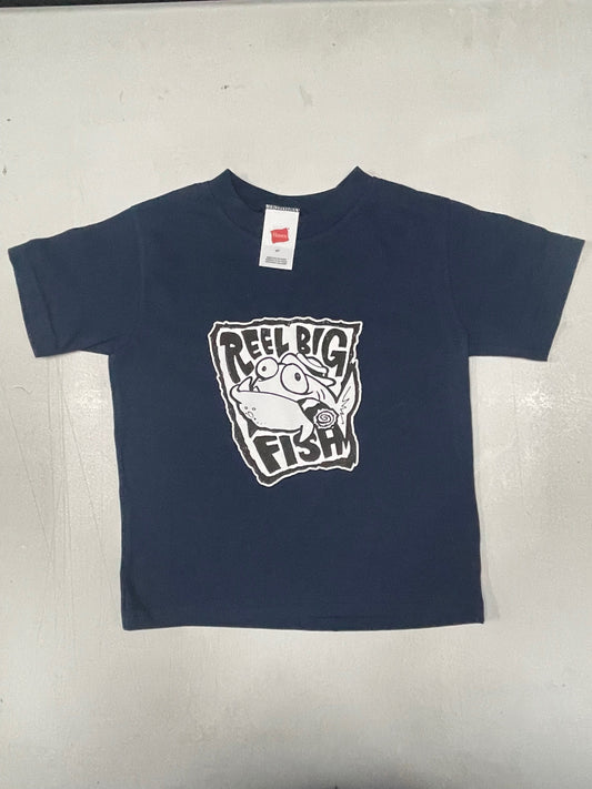 OG Silly Fish navy tee - 4T