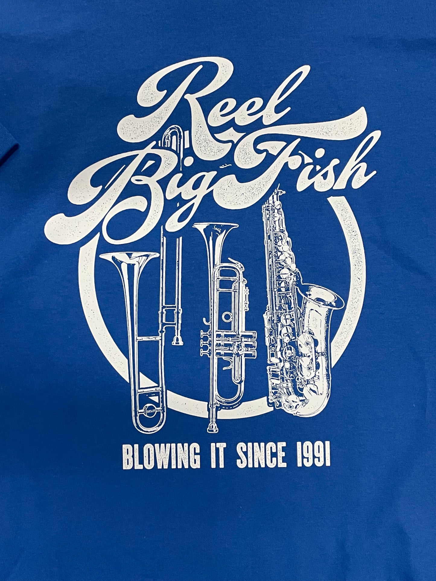 T-shirt Blowing It - bleu
