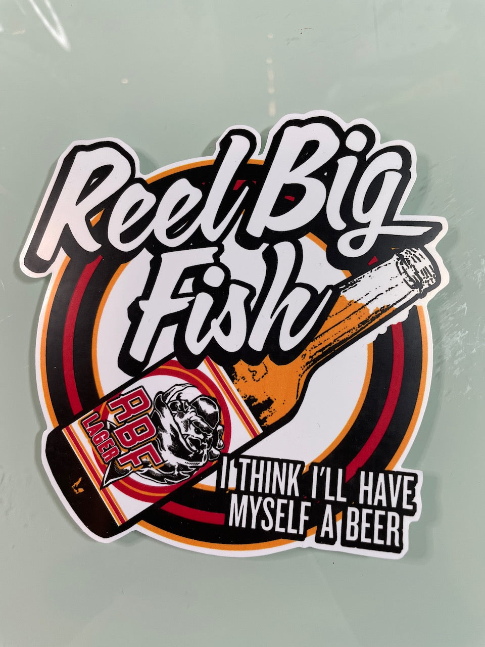 Beer Bottle logo vinyl sticker