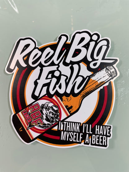 Beer Bottle logo vinyl sticker