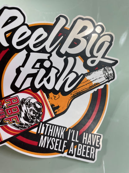 Beer Bottle logo vinyl sticker