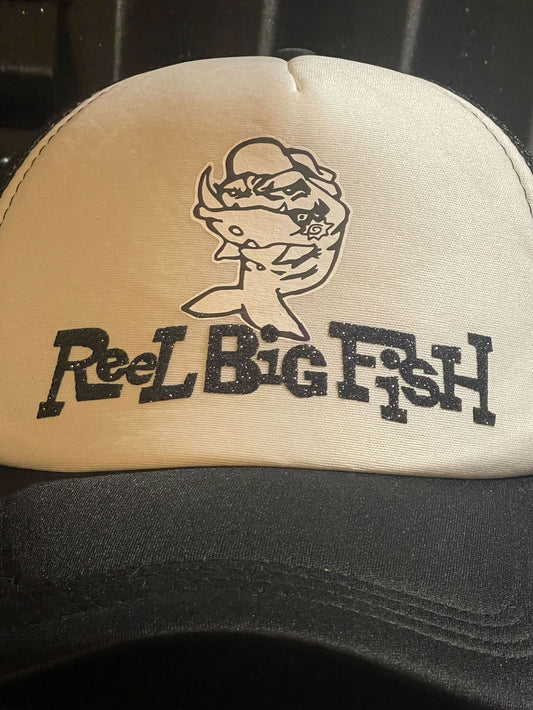 Mean Fish & glitter logo trucker hat