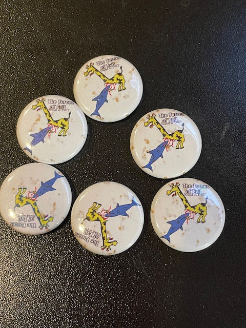 Forces of Evil - shark attack 1" button