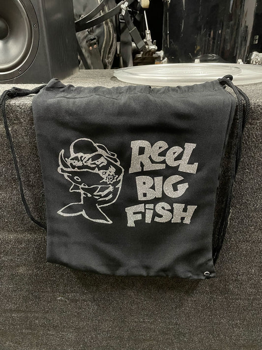 Mean Fish drawstring backpack