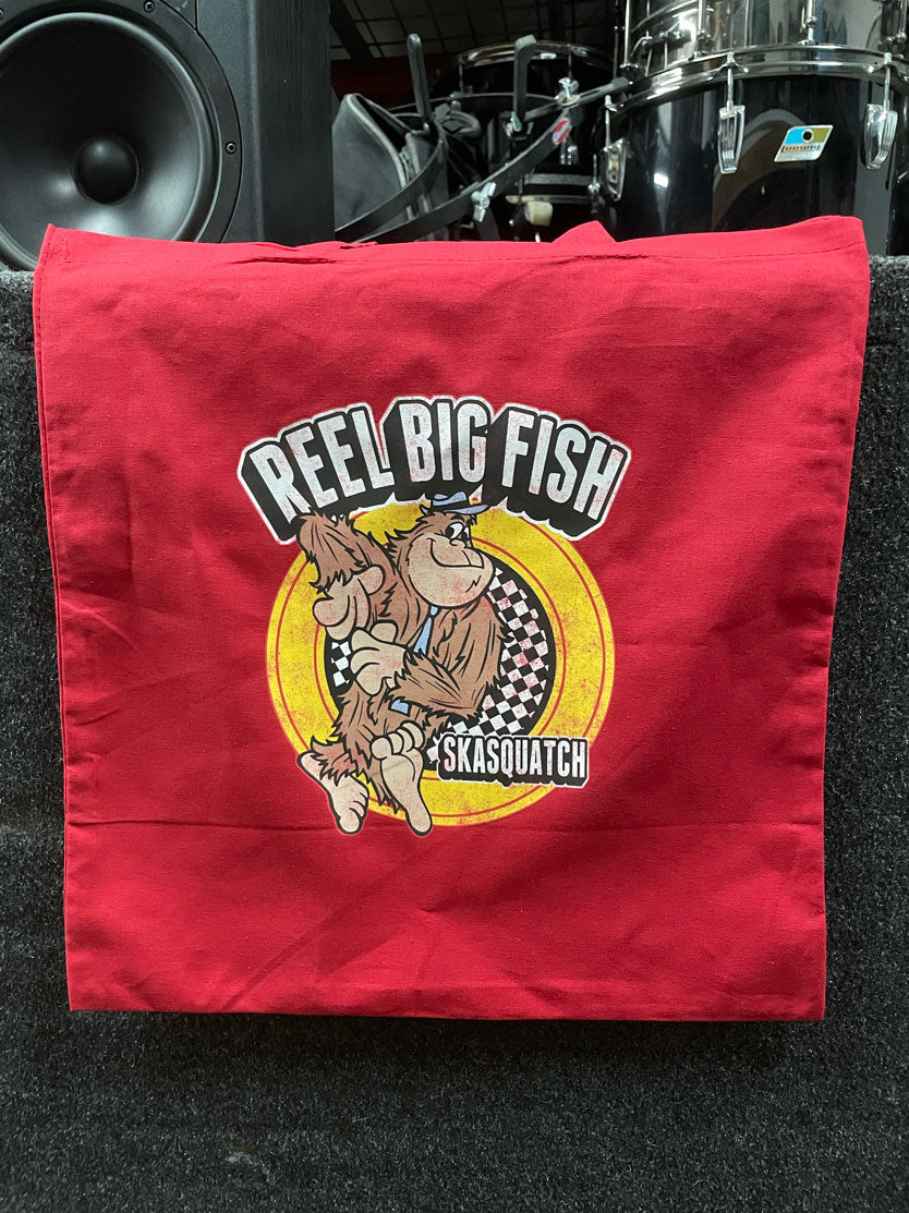 Skasquatch Tote Bag - red