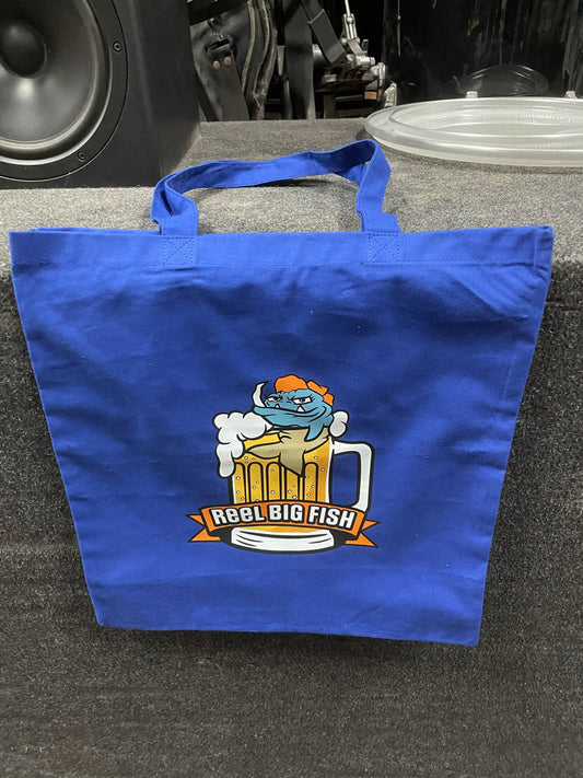 Beer Stein Tote Bag - blue