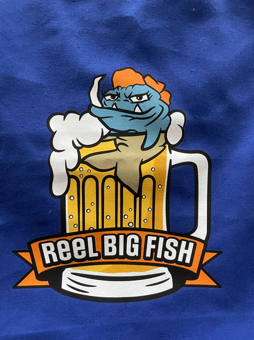 Beer Stein Tote Bag - blue