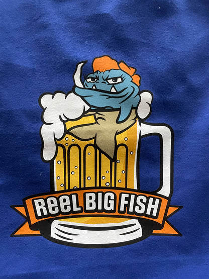 Beer Stein Tote Bag - blue