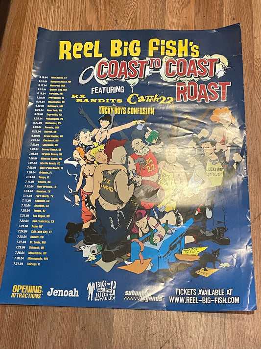 Coast to Coast Roast tour poster