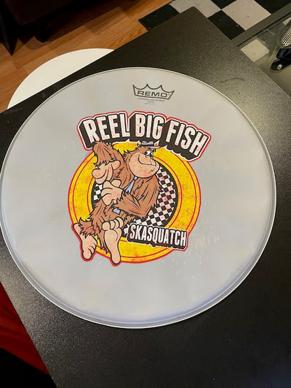 14" printed drumhead - Skasquatch