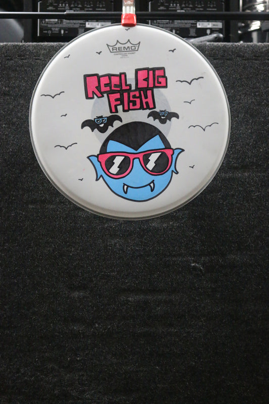 14" painted drumhead - vampire