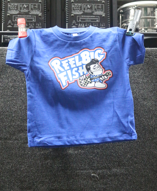 Punchy logo tee - blue