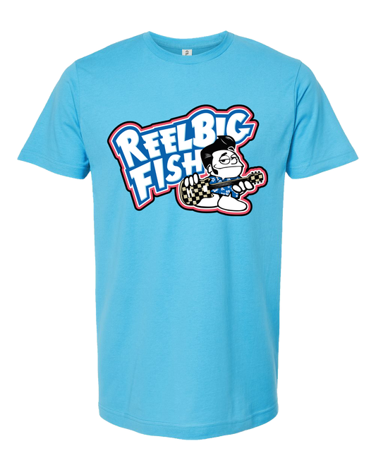 Reel Big Punch Tee (Aqua)