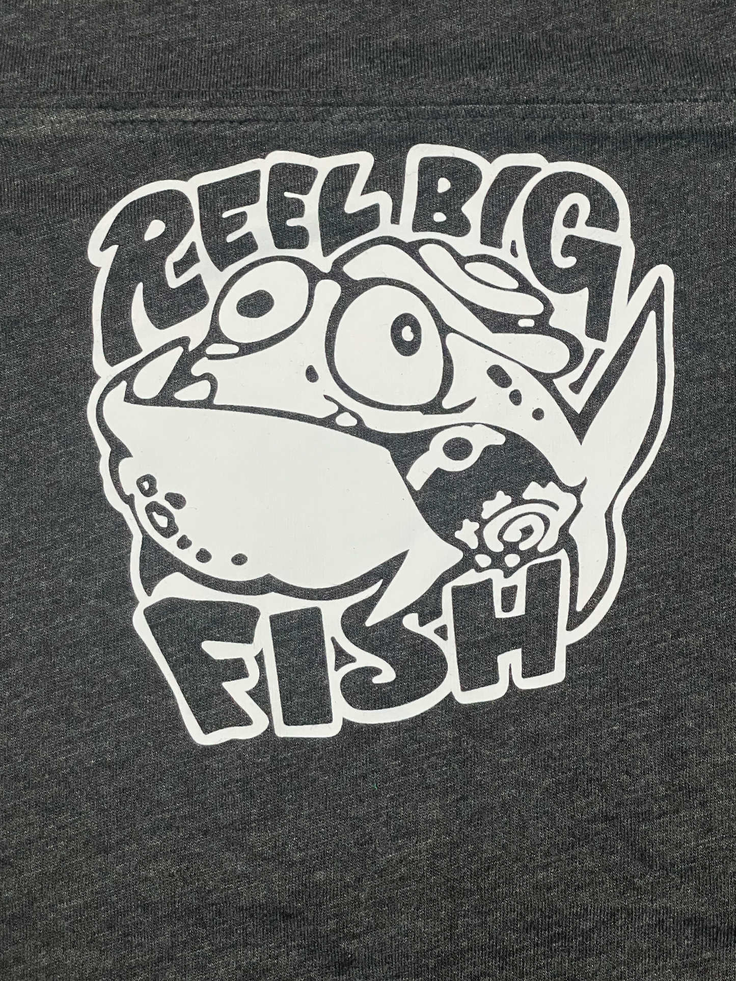 Silly Fish football onesie - heather grey