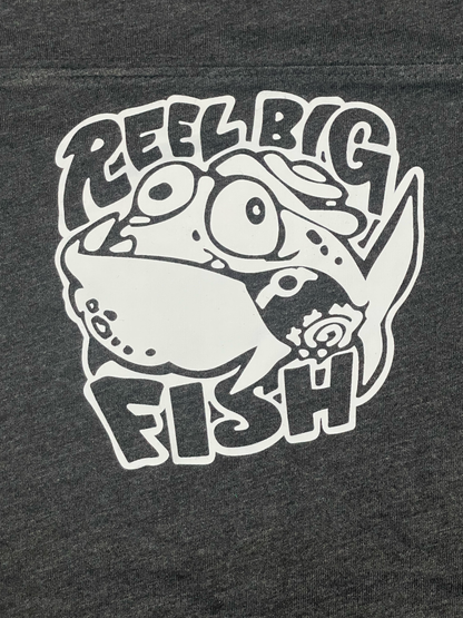 Silly Fish football onesie - heather grey