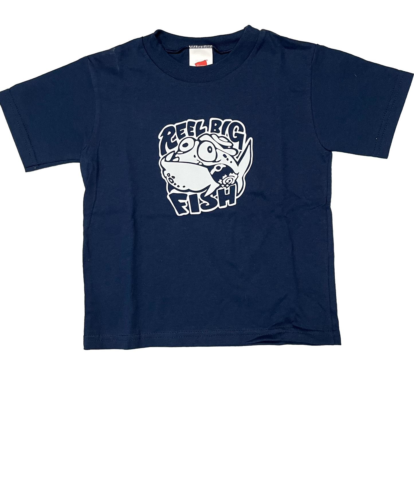 Classic Silly Fish - navy tee - 4T