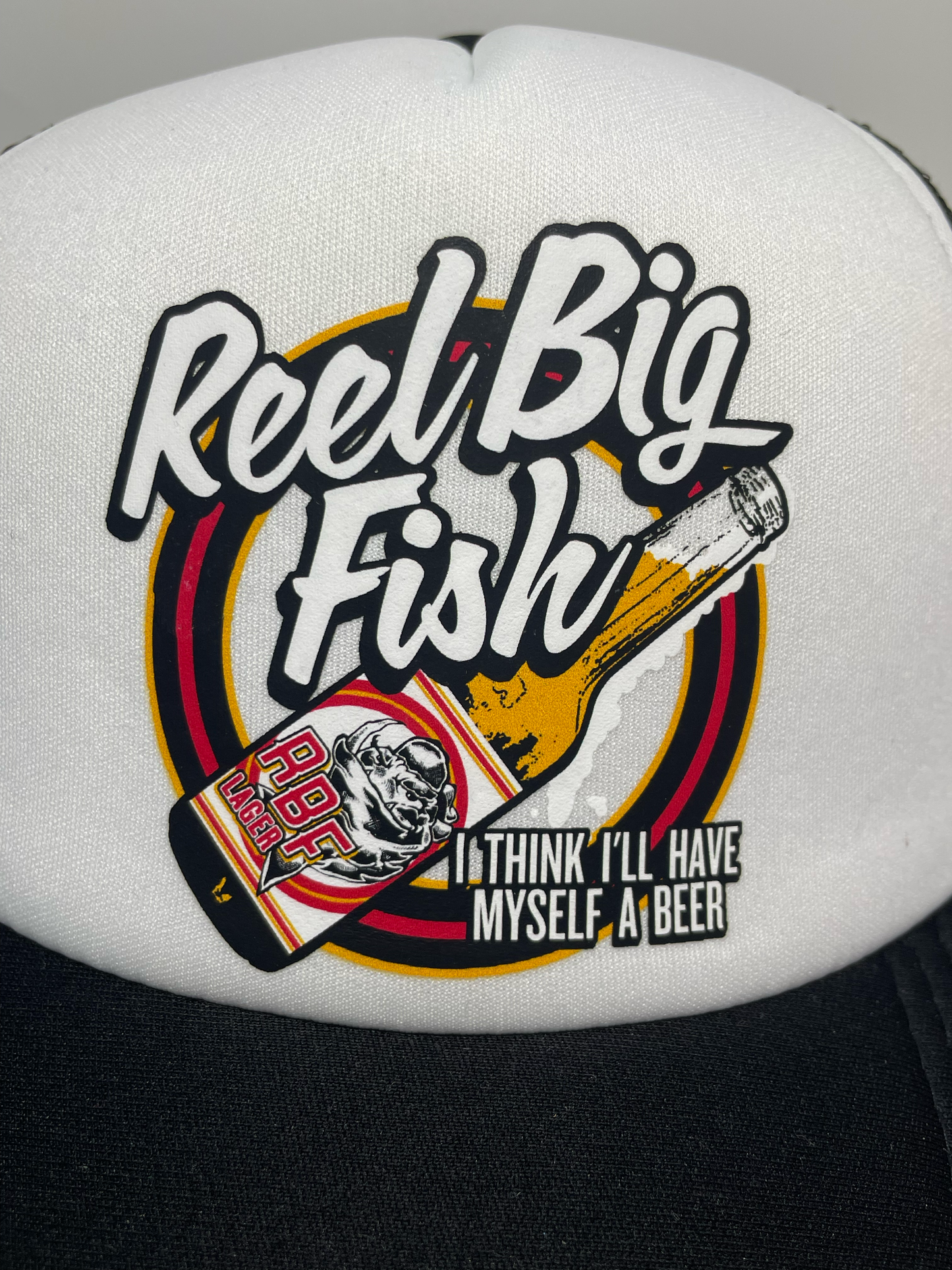 Beer Bottle logo trucker hat