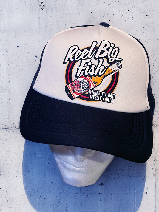 Beer Bottle logo trucker hat