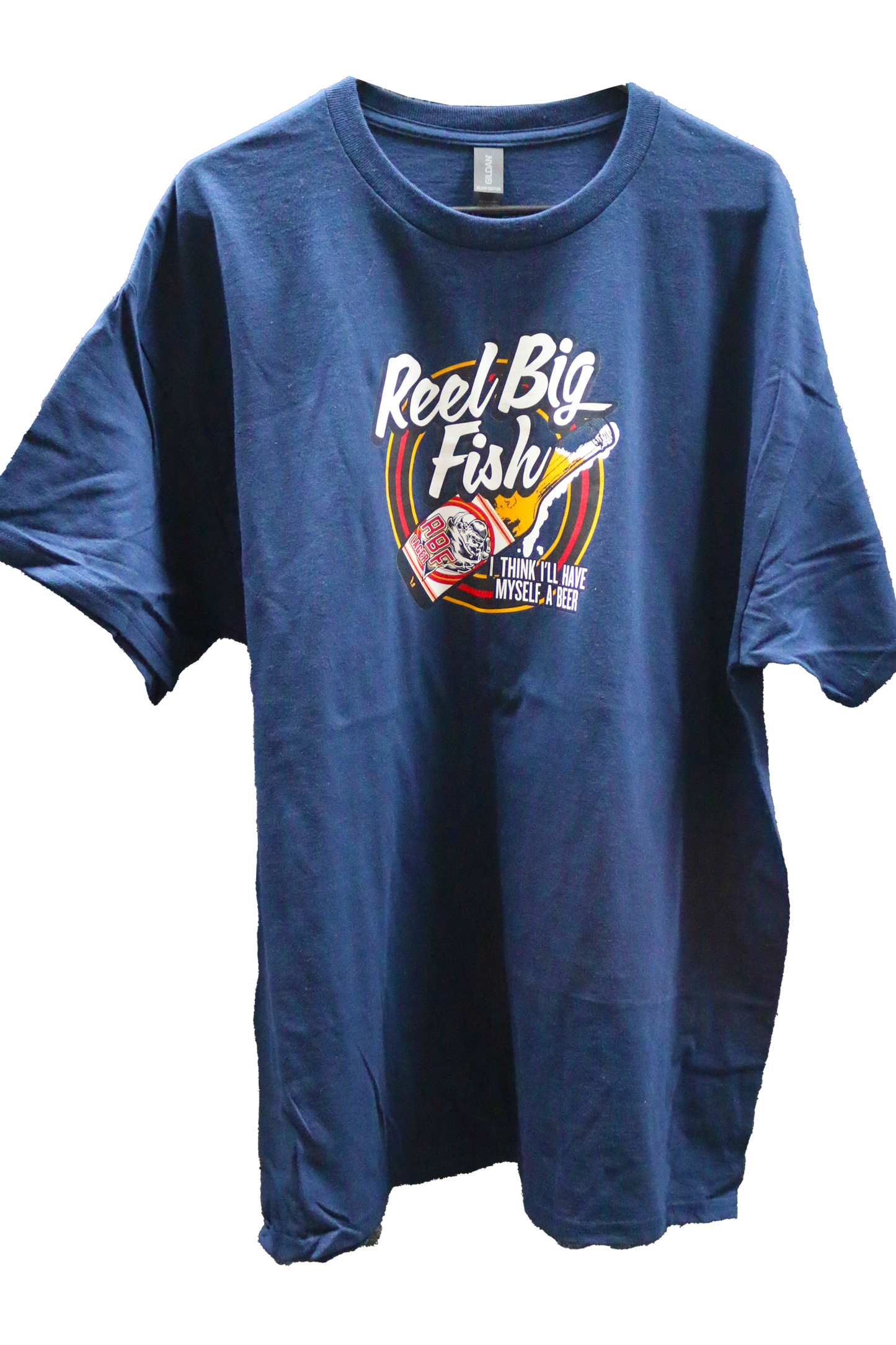 Beer Bottle Logo tee - navy - XL