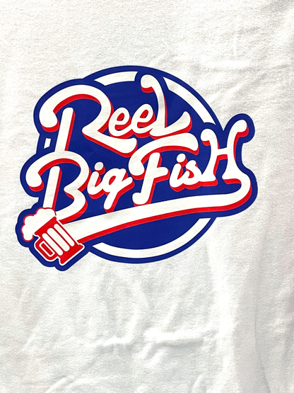 Beers script raglan baseball tee - red sleeves