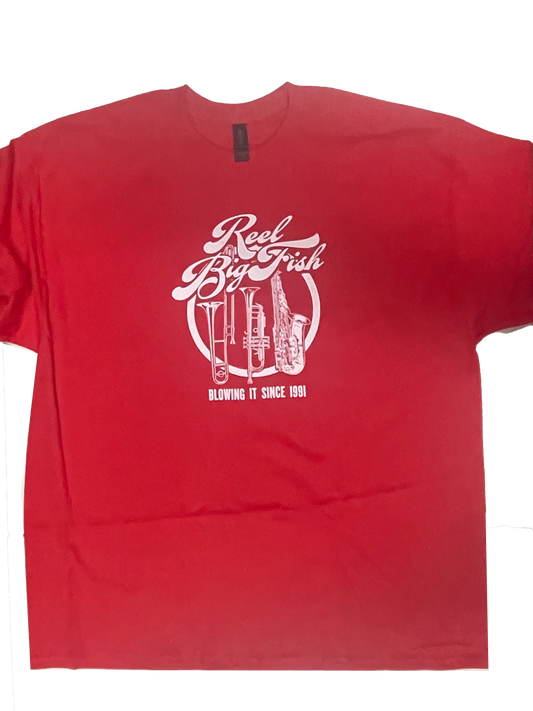 Blowing It tee - red