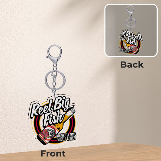Pre-order: Beer Bottle logo acrylic keychain