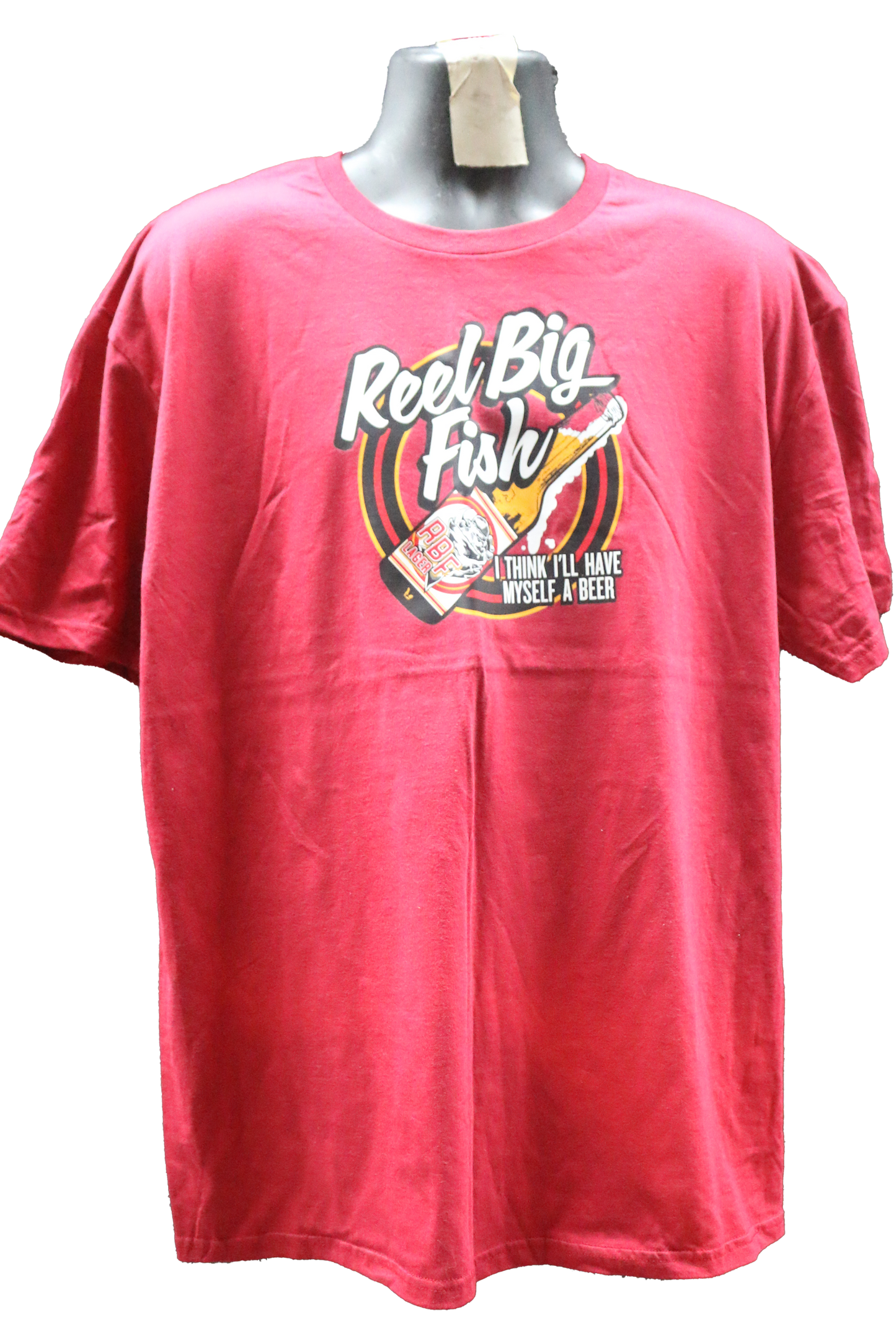 Beer Bottle Logo tee - red - XL