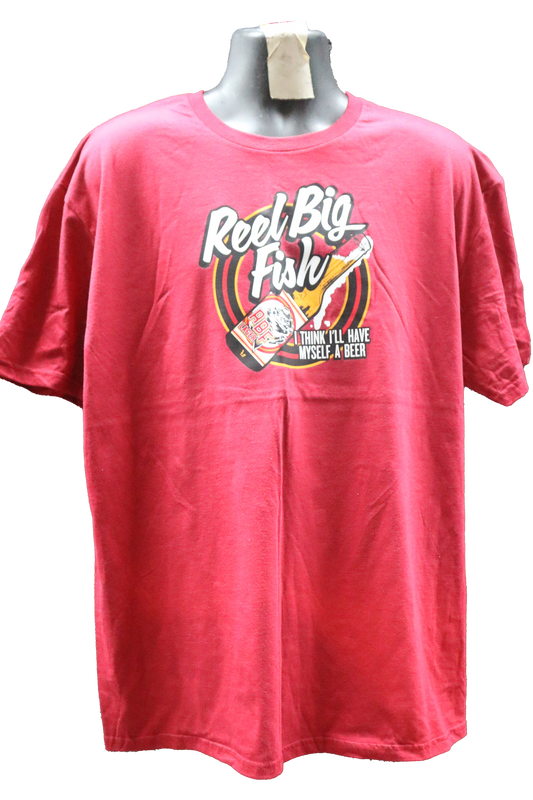 Beer Bottle Logo tee - red - XL