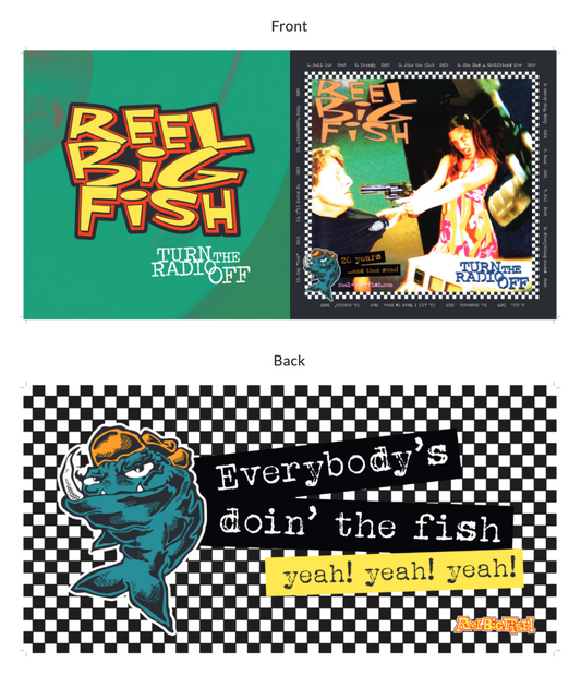fish market reel big fish Turn The Radio Off 30th Tee The Fishmarket: webstore Cali Surf Tee The