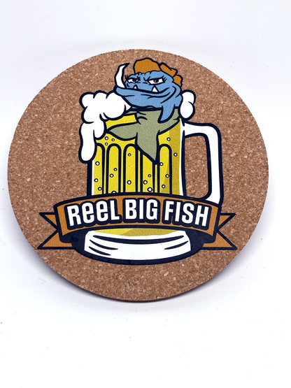 Beer Stein Hot Tub cork coaster