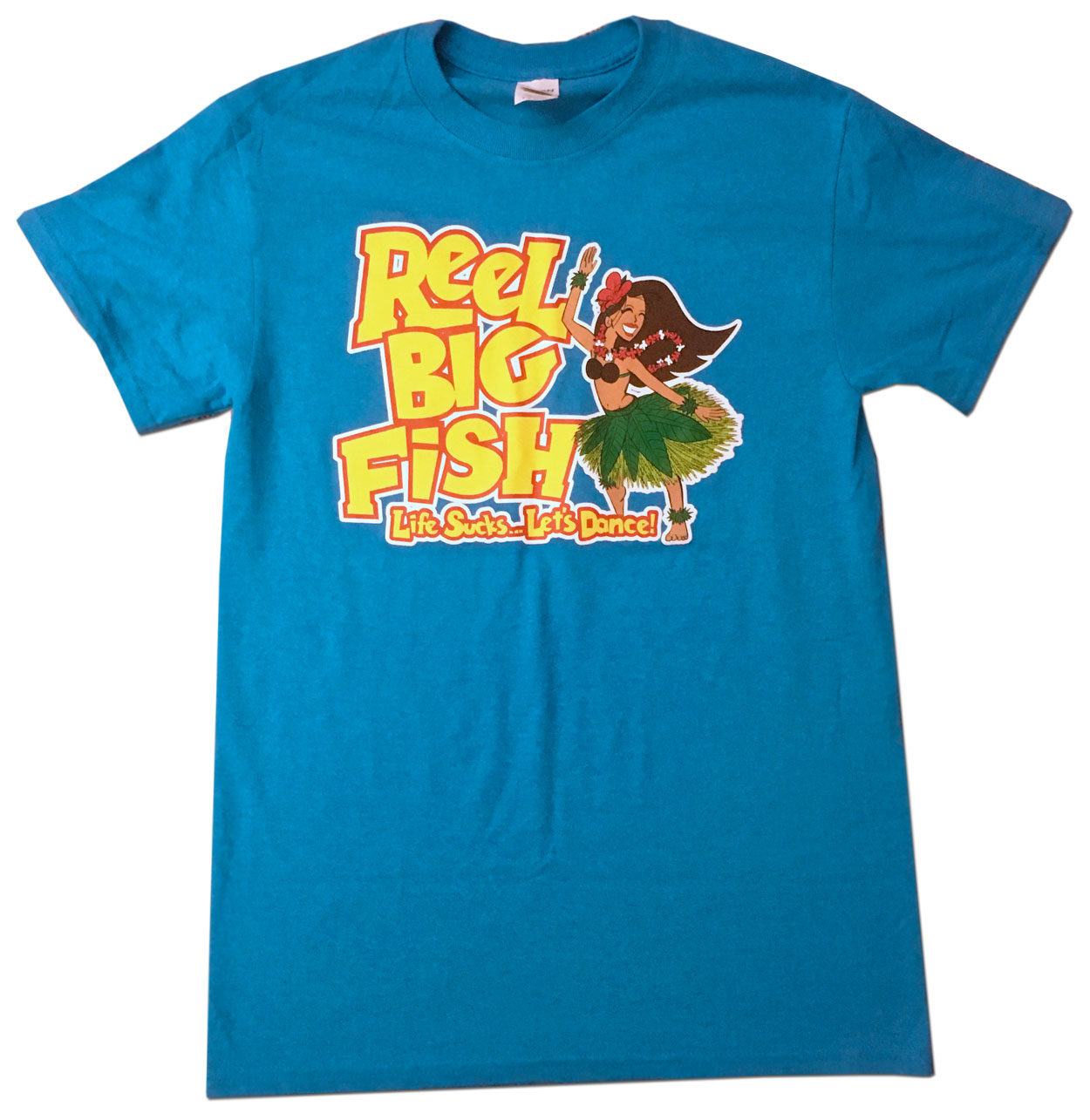 Hula Girl T-Shirt - Himmelblau