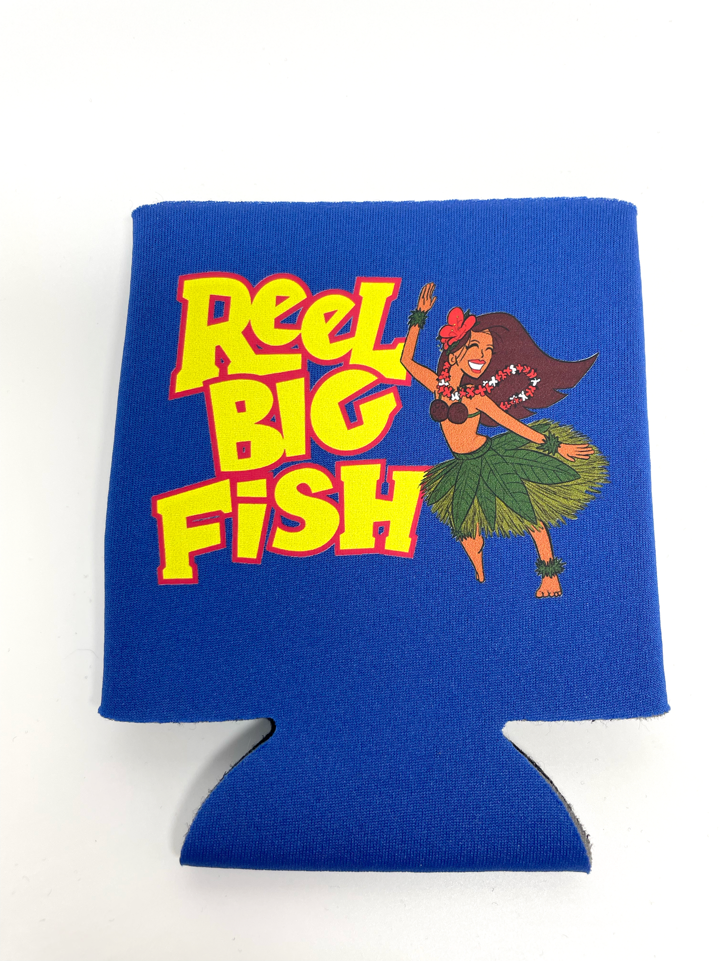 Hula Girl can koozie