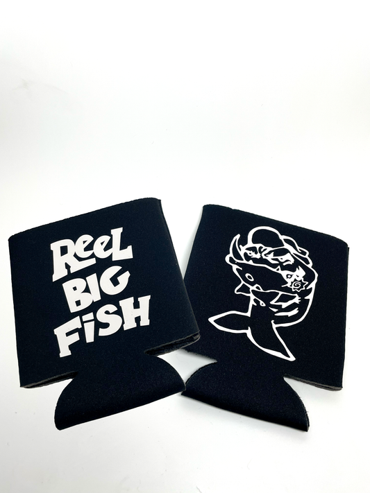 Mean Fish double-sided can koozie