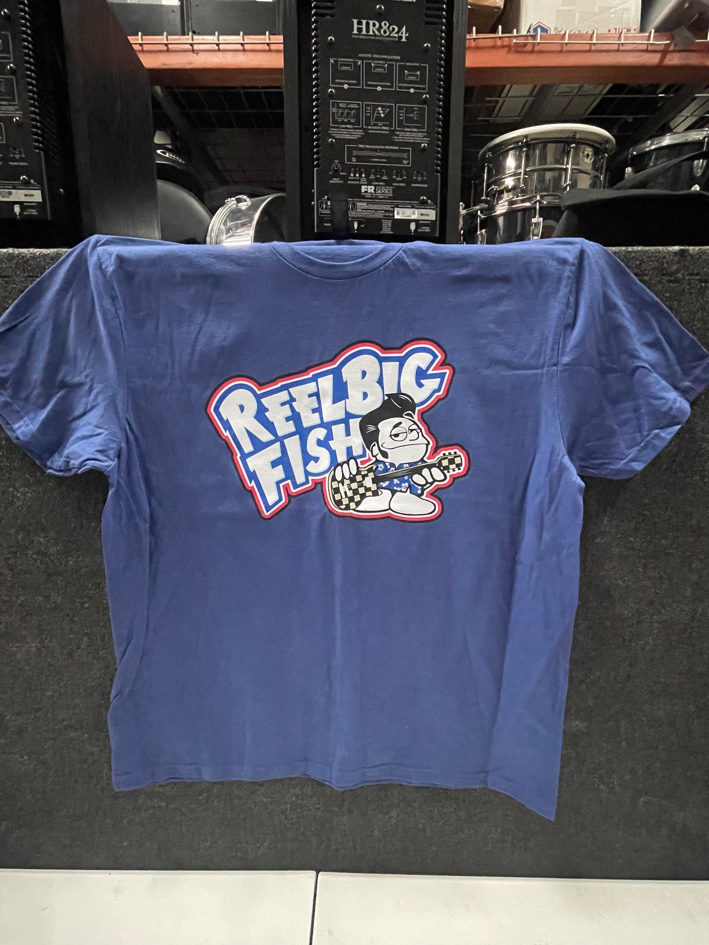 Punchy logo tee - blue - XL