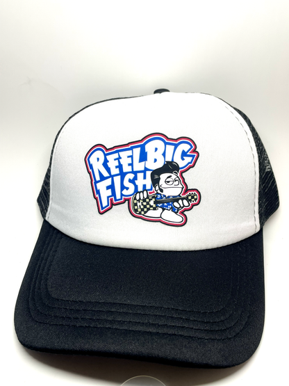 Punchy logo trucker hat