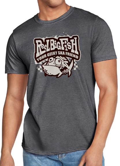 Geeky Ska Friend tee - heather grey