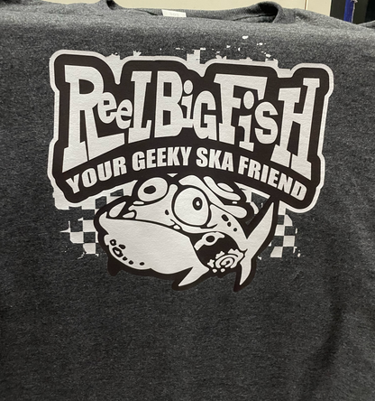 Geeky Ska Friend tee - heather grey