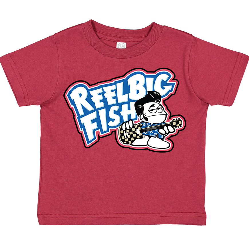 Punchy logo tee - red (adult & kid sizes)